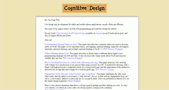 Desktop Screenshot of cognitivedesign.com